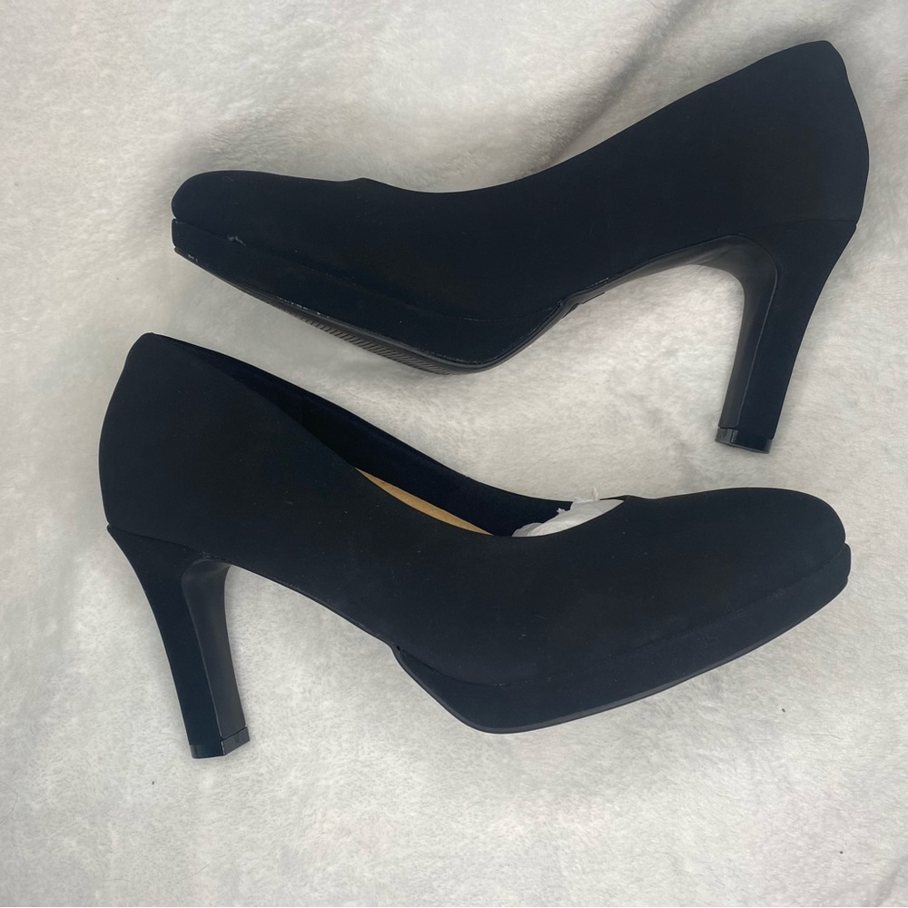 Dream Pairs Black Suede Pumps size 8 - Picture 3 of 9